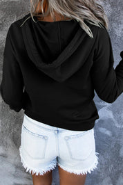 Luna Hoodie | Basic Dames Hoodie Trui met Comfortabele Pasvorm en Effen Design