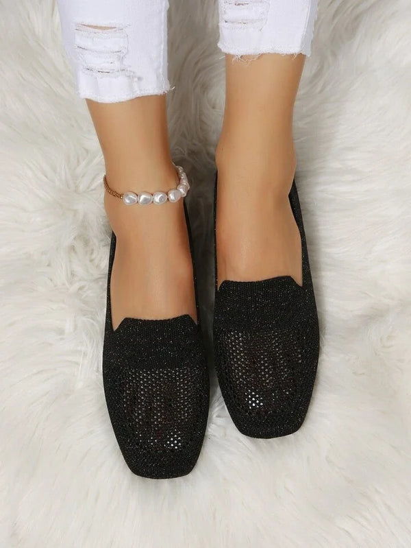 Alina Instappers | Ademend Mesh Slip-On Loafers met Flexibele Pasvorm voor Dames
