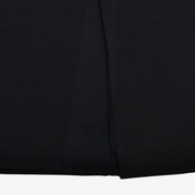 Siena zwarte satijnen maxi-jurk – elegante avondjurk met hoge split