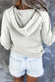 Luna Hoodie | Basic Dames Hoodie Trui met Comfortabele Pasvorm en Effen Design