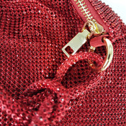 Luxe Pailletten Schoudertas Dames met Ketting - Zilver / Zwart / Roze / Groen / Roze / Blauw
