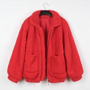 Alessia Fleecejack | Warme Damesjas van Zacht Fleece met Rits en Zakken