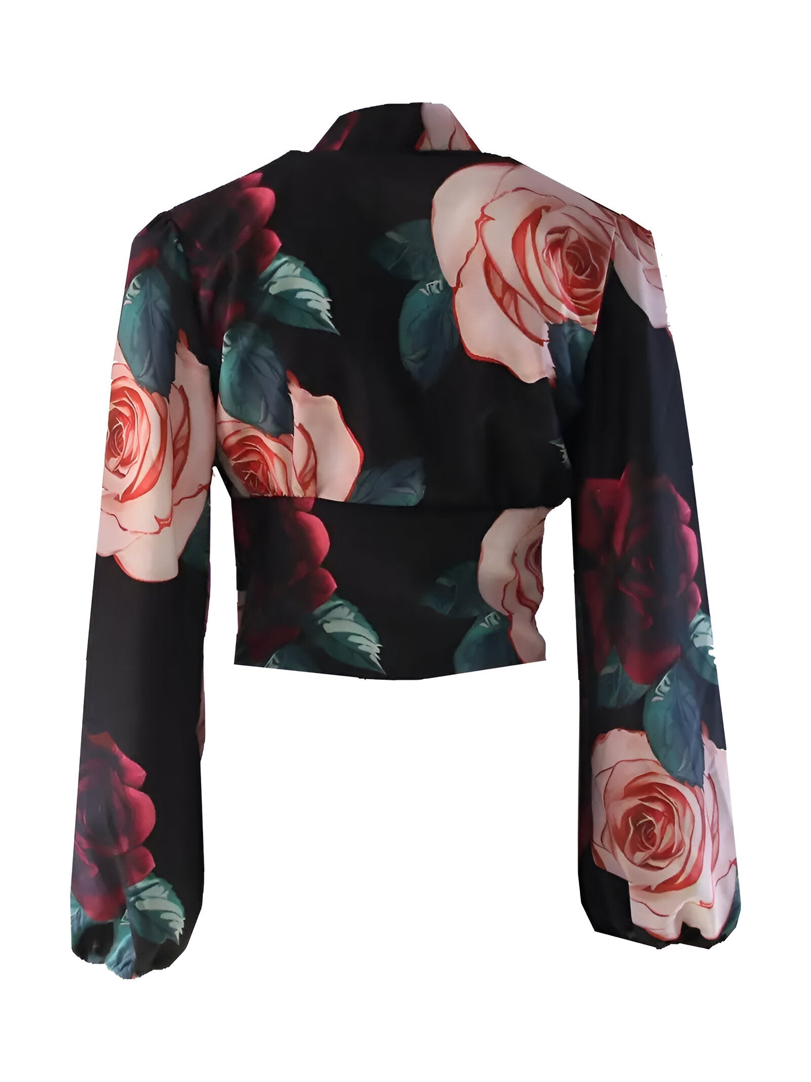 Bloom Blouse | Dames blouse met bloemenprint, V-hals en getailleerde pasvorm
