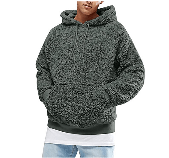 Arvid Hoodie | Fluffy Teddy Herenhoodie met Zachte Voering en Ontspannen Pasvorm