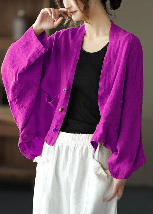 LENNYS Vest | Luchtig Linnen Batwing Vest met Vleermuismouwen voor Zomerse Stijl