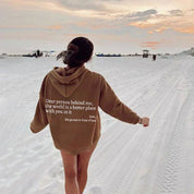 Aurelia Hoodie | "Dear Person Behind Me" Trui met Positieve Boodschap en Comfortabele Pasvorm