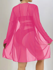 Luna Bikini | Bikini met high waist en kimono voor dames