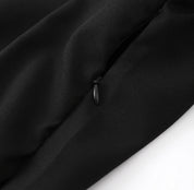 Raffaella Jurk | Geborduurde Damesjurk met Opstaande Kraag en Losse Pasvorm