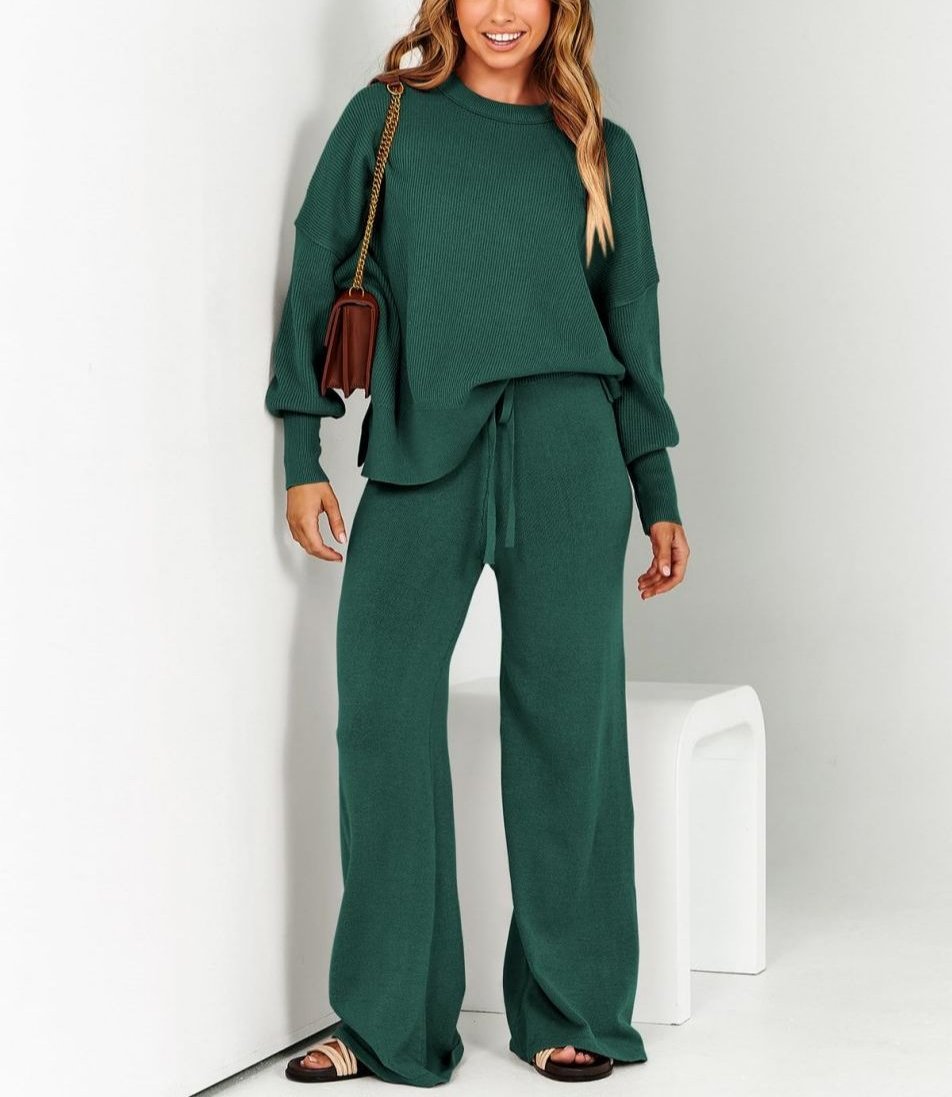Brielle Set | Oversized Sweater en Wijde Broek voor Comfort en Stijl