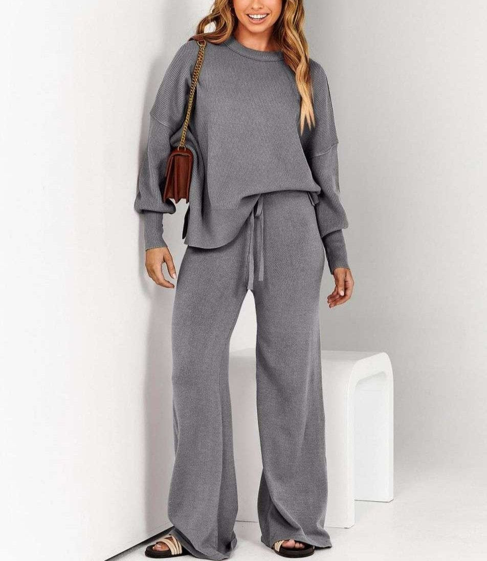 Brielle Set | Oversized Sweater en Wijde Broek voor Comfort en Stijl