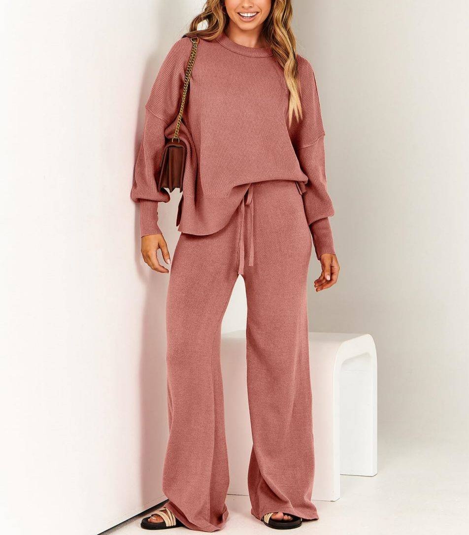 Brielle Set | Oversized Sweater en Wijde Broek voor Comfort en Stijl