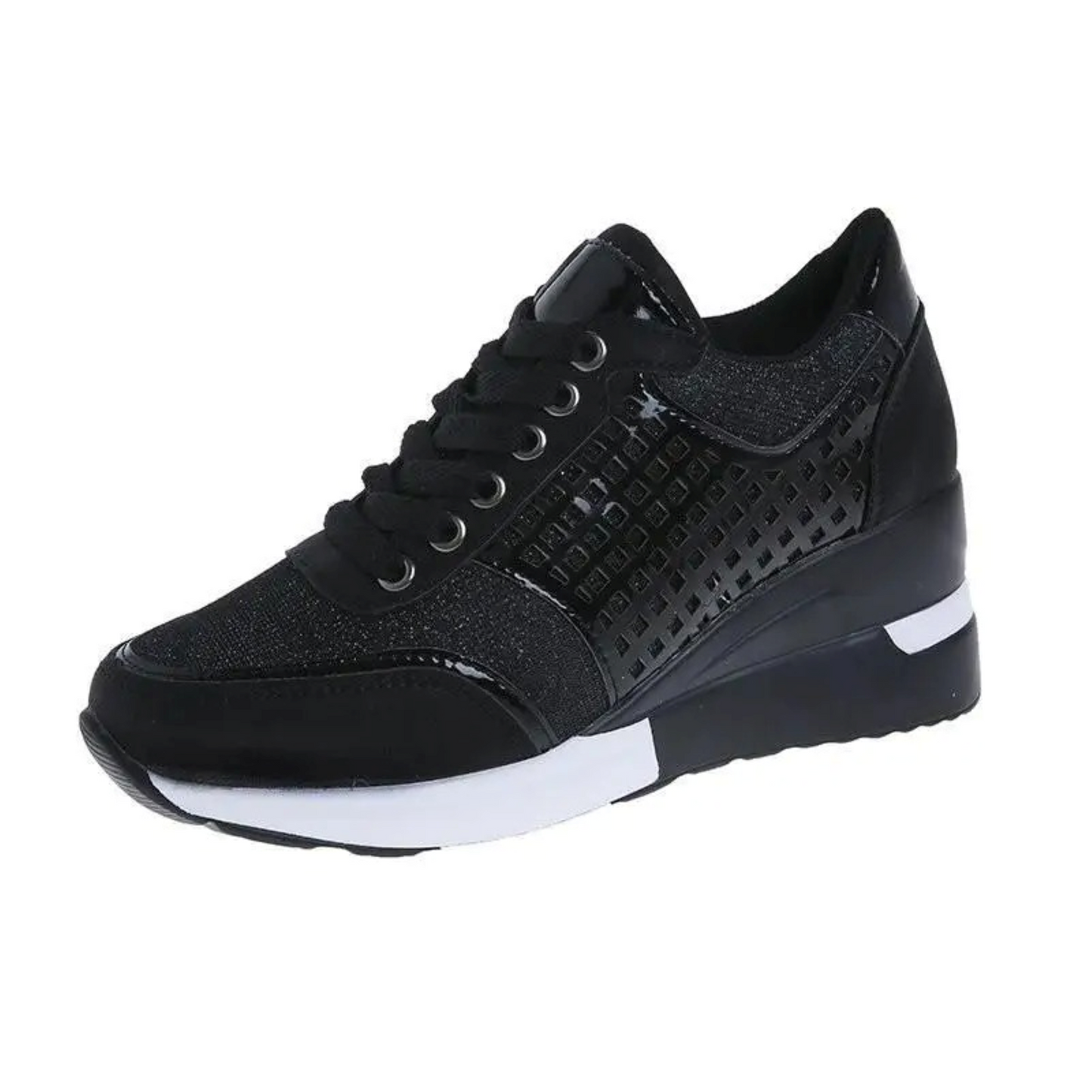 Amber Schoenen | Dames Sleehakschoenen met Ademend Design en Vetersluiting