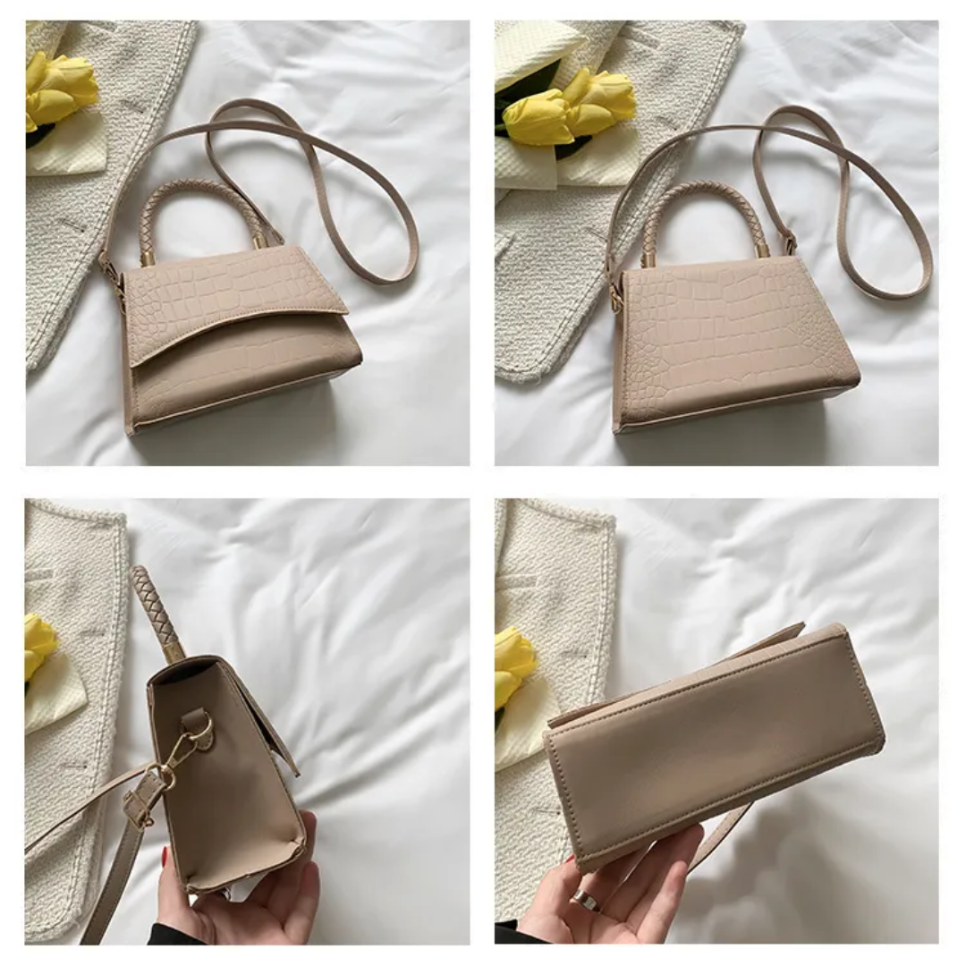 Handtas Dames Leer | Schoudertas met Bovenhandvat en Crossbody – Maison Élise