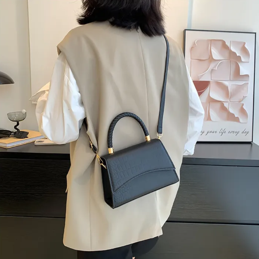 Handtas Dames Leer | Schoudertas met Bovenhandvat en Crossbody – Maison Élise