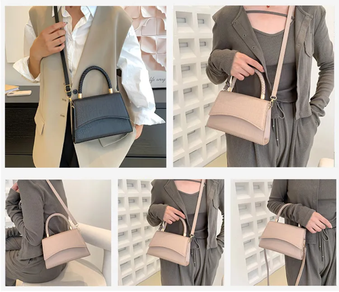 Handtas Dames Leer | Schoudertas met Bovenhandvat en Crossbody – Maison Élise