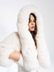Aurora Jas | Cropped Faux Fur Jas met Luxe Look en Ultiem Comfort