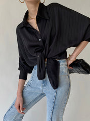 Oversized Blouse Dames met Kraag - Giulia Bellamore