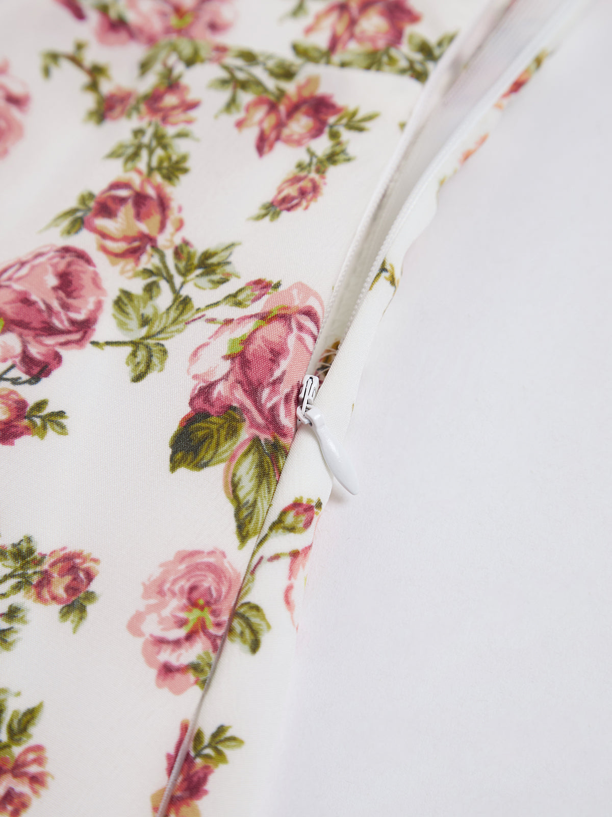 Bloemen Midi Jurk Zomer met Split en Smalle Bandjes - Isabella Fiorenza