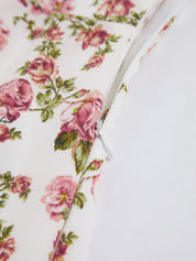 Bloemen Midi Jurk Zomer met Split en Smalle Bandjes - Isabella Fiorenza
