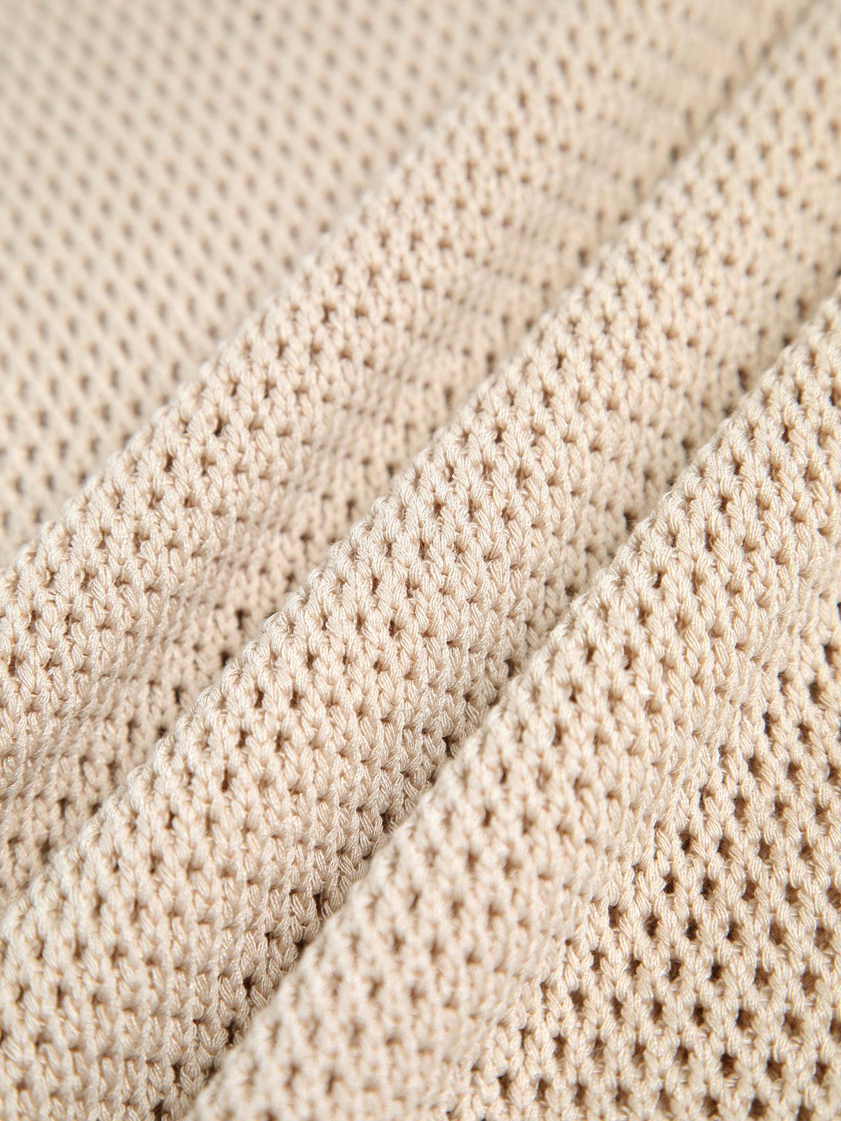 Luna Topje | Gebreide holle tanktop voor dames