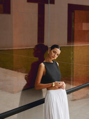 Gebreide Crop Top Dames - Isabella Bellamore