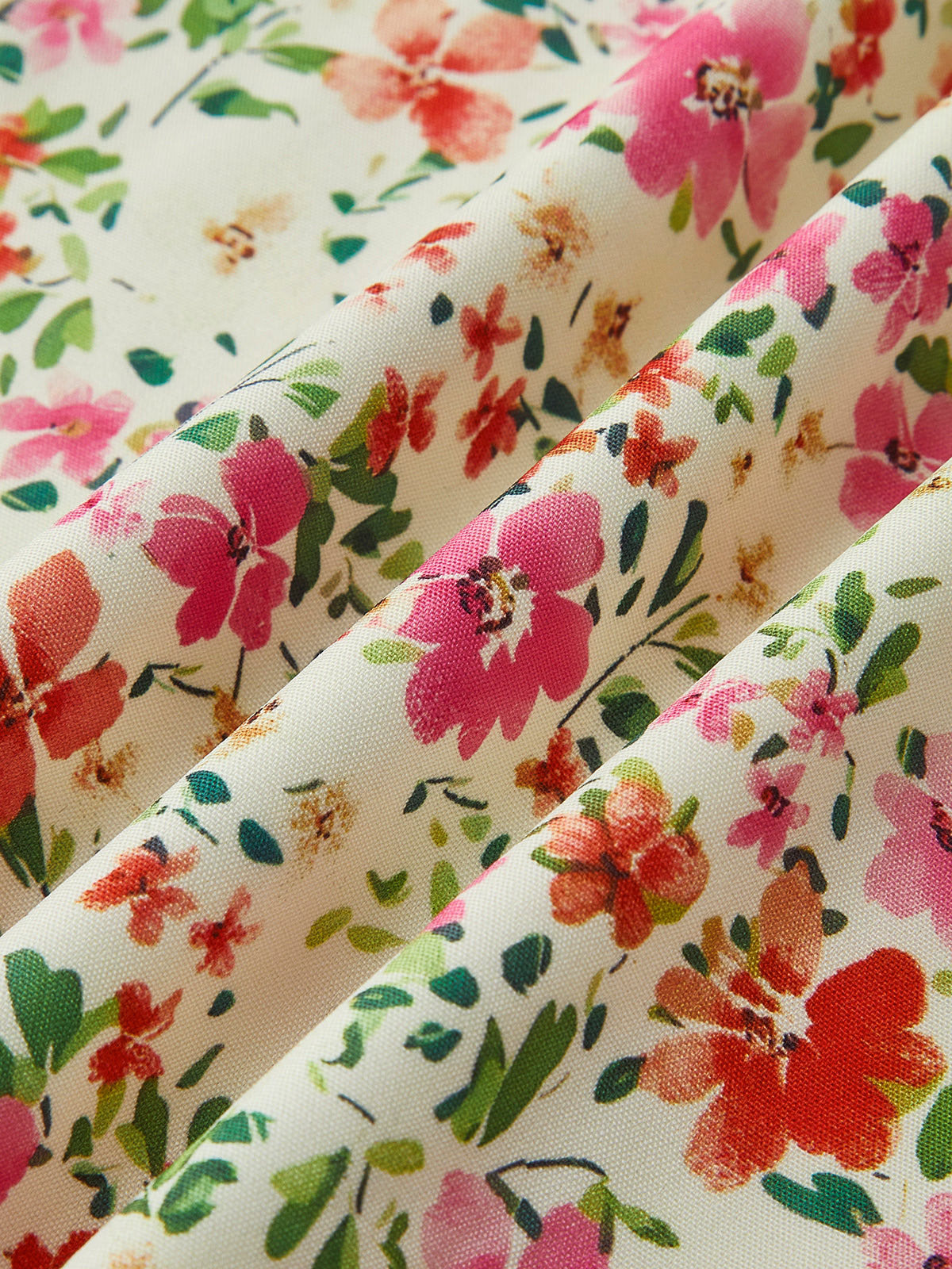 Bloemen Midi Jurk Dames met V-Hals en Smalle Bandjes - Giulia Bellamore
