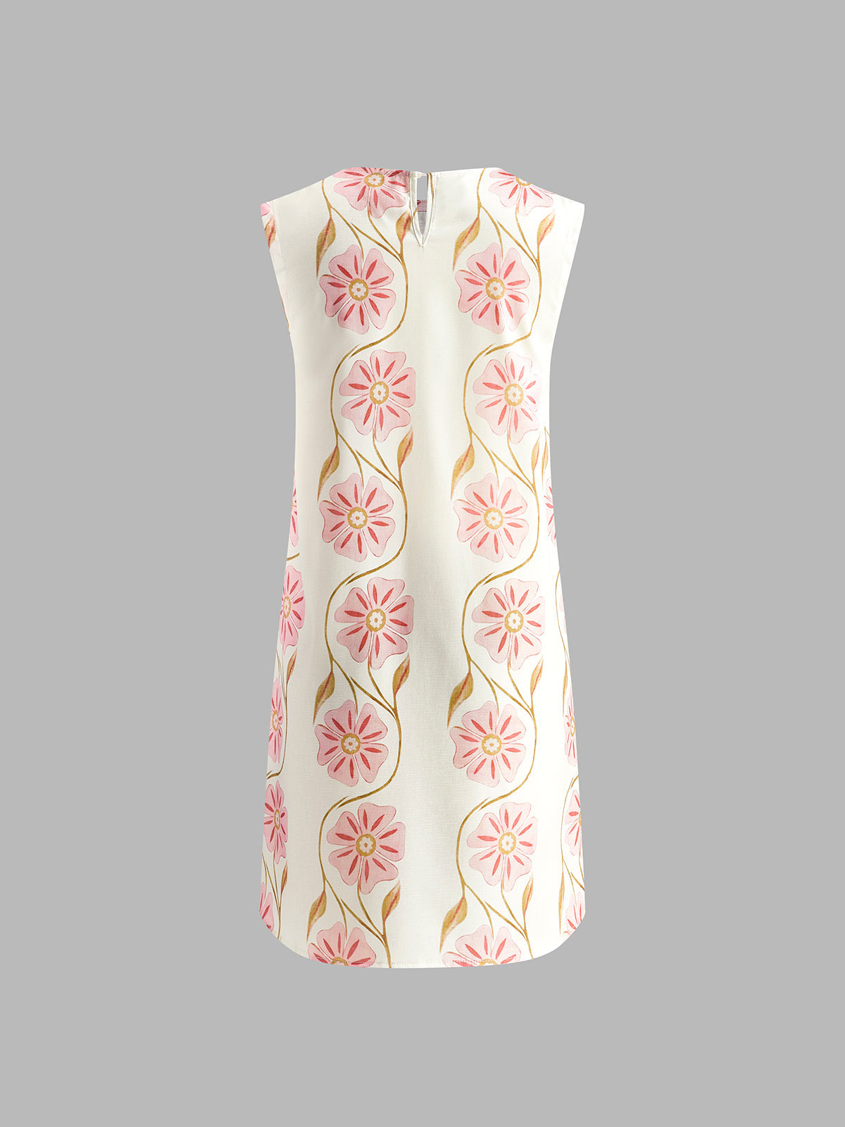 Linnen Korte Zomerjurk met Bloemenprint - Giulia Bellamore