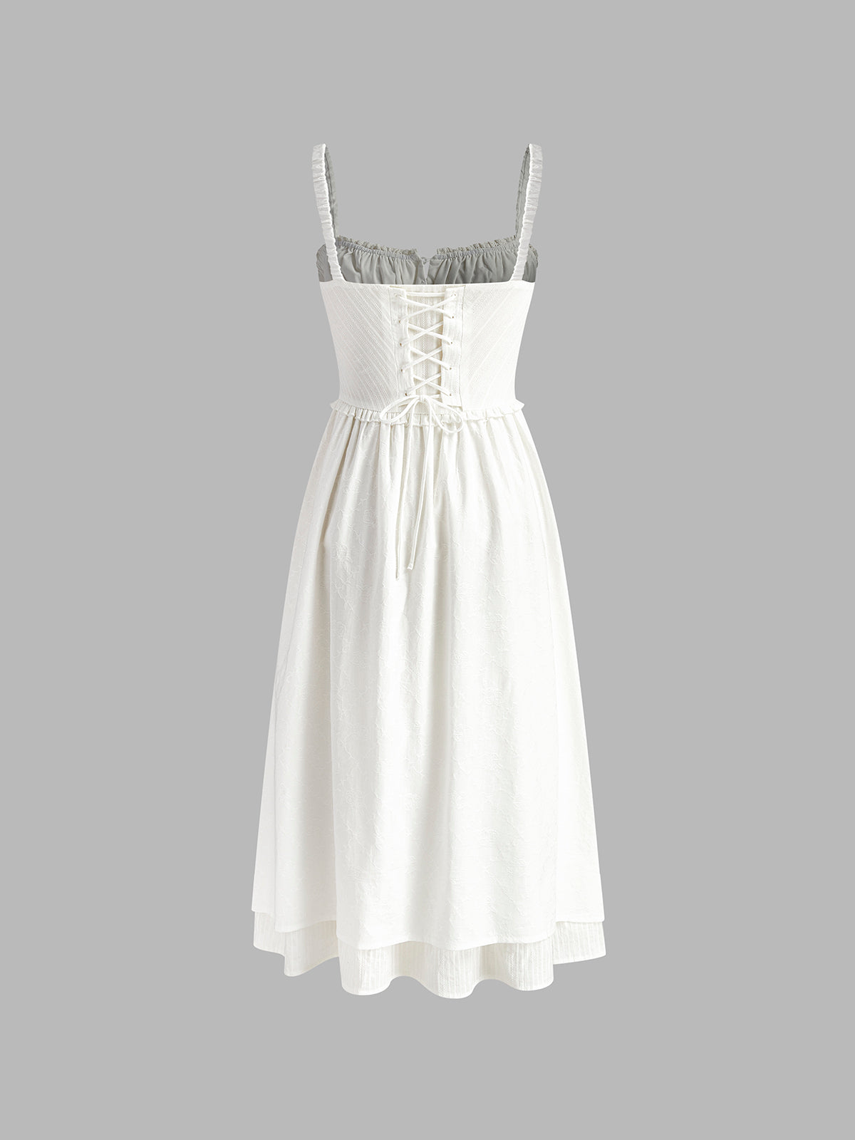 Midi Jurk Dames met Ruffle Zoom - Isabella Bellamore