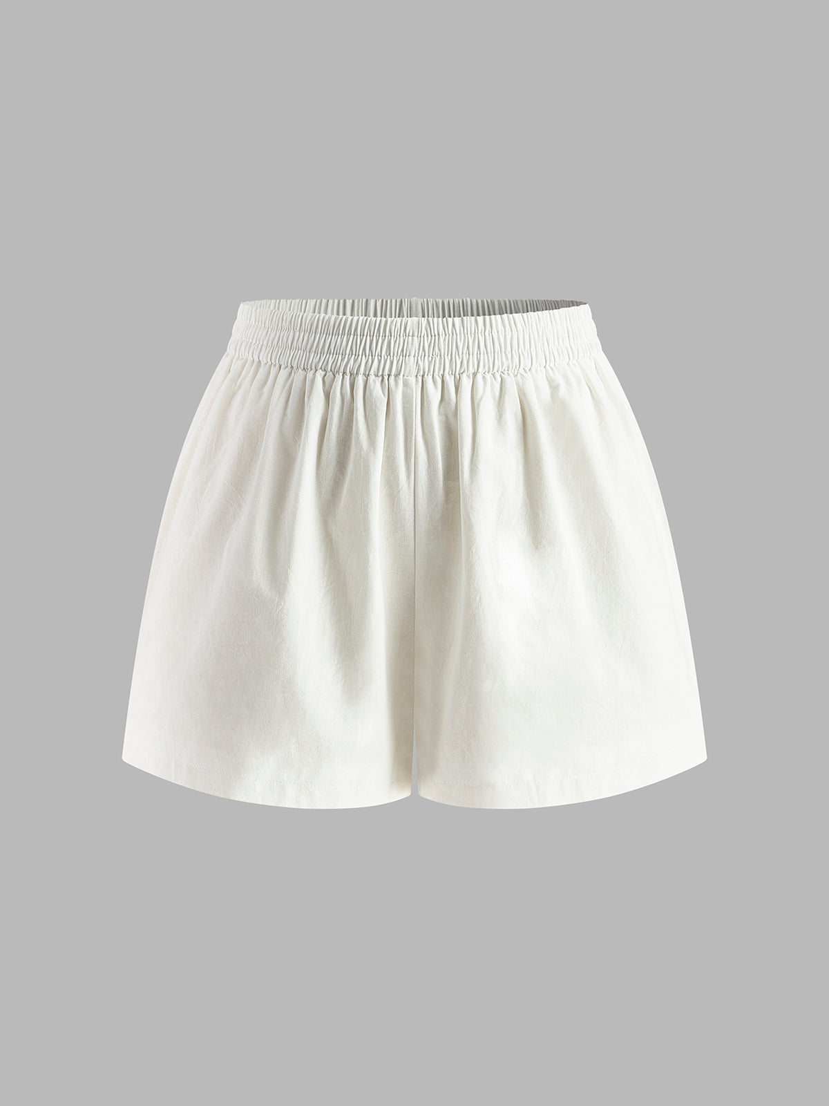 Katoenen Linnen Set met Haltertop en Korte Broek - Alessia Bellamore