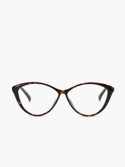 Cat Eye Computerbril Dames met Tortoise Montuur en Blauwlichtfilter - Bruin - Maelen