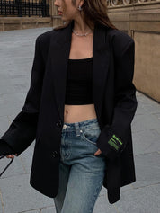 Aisley Blazer | Oversized Damesblazer met Klassieke Revers en Comfortabele Pasvorm