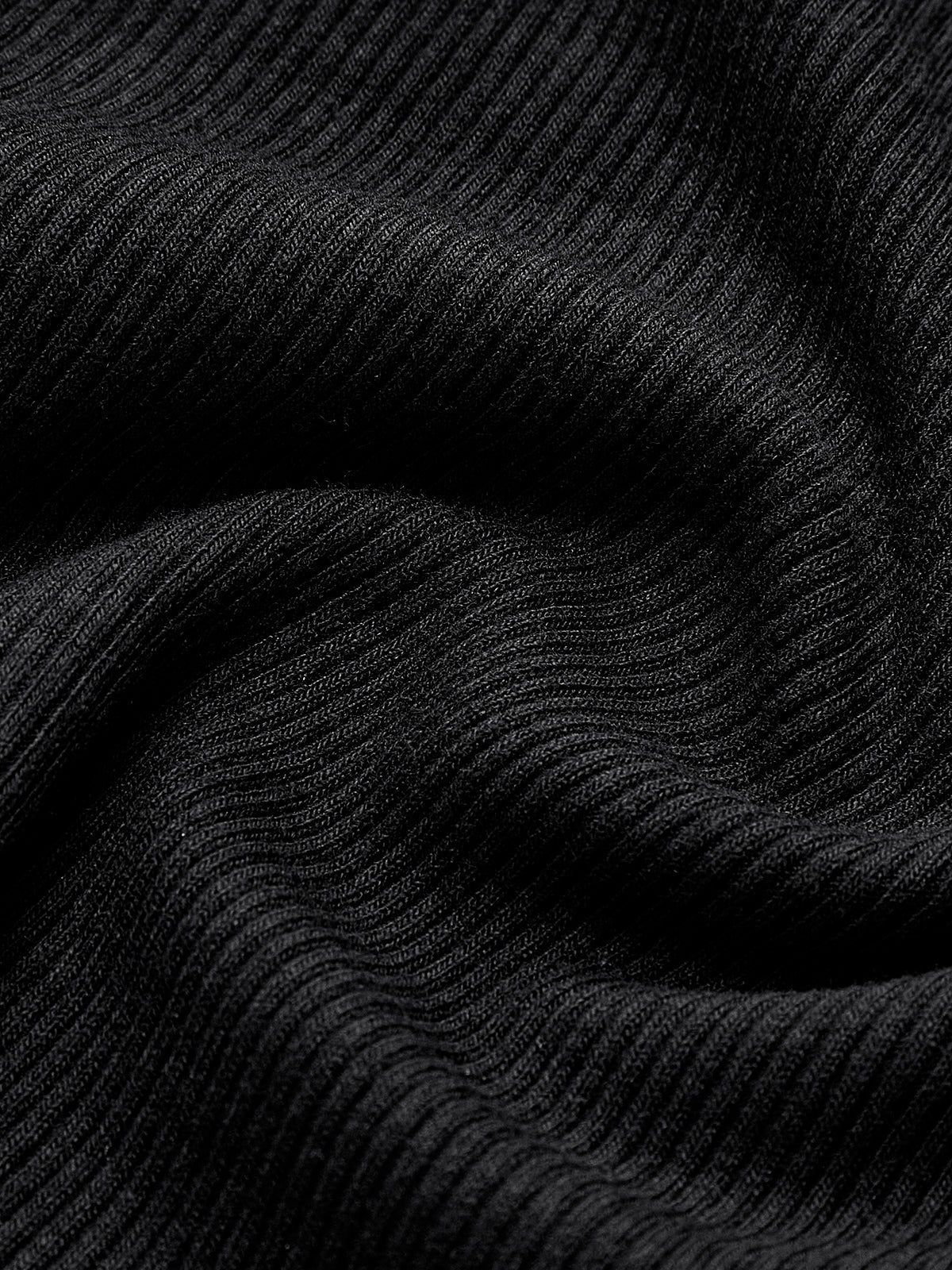 Dames Longsleeve Geribd Top Pijpnaad Detail Aansluitend - Zwart / Wit / Navy - Maelen