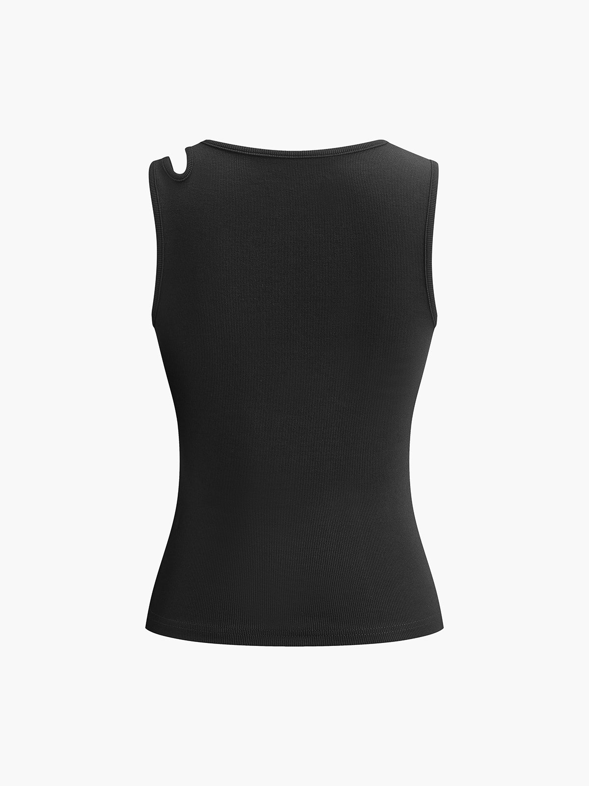 Rib Top Dames met Cut Out Detail - Isabella Fiora