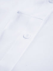 Dames lange blouse met knoopsluiting en strikdetail - Isabella Belluci