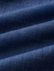 Dames Midi Jurk Mouwloos Asymmetrische Zoom Aansluitend - Blauw - Maelen