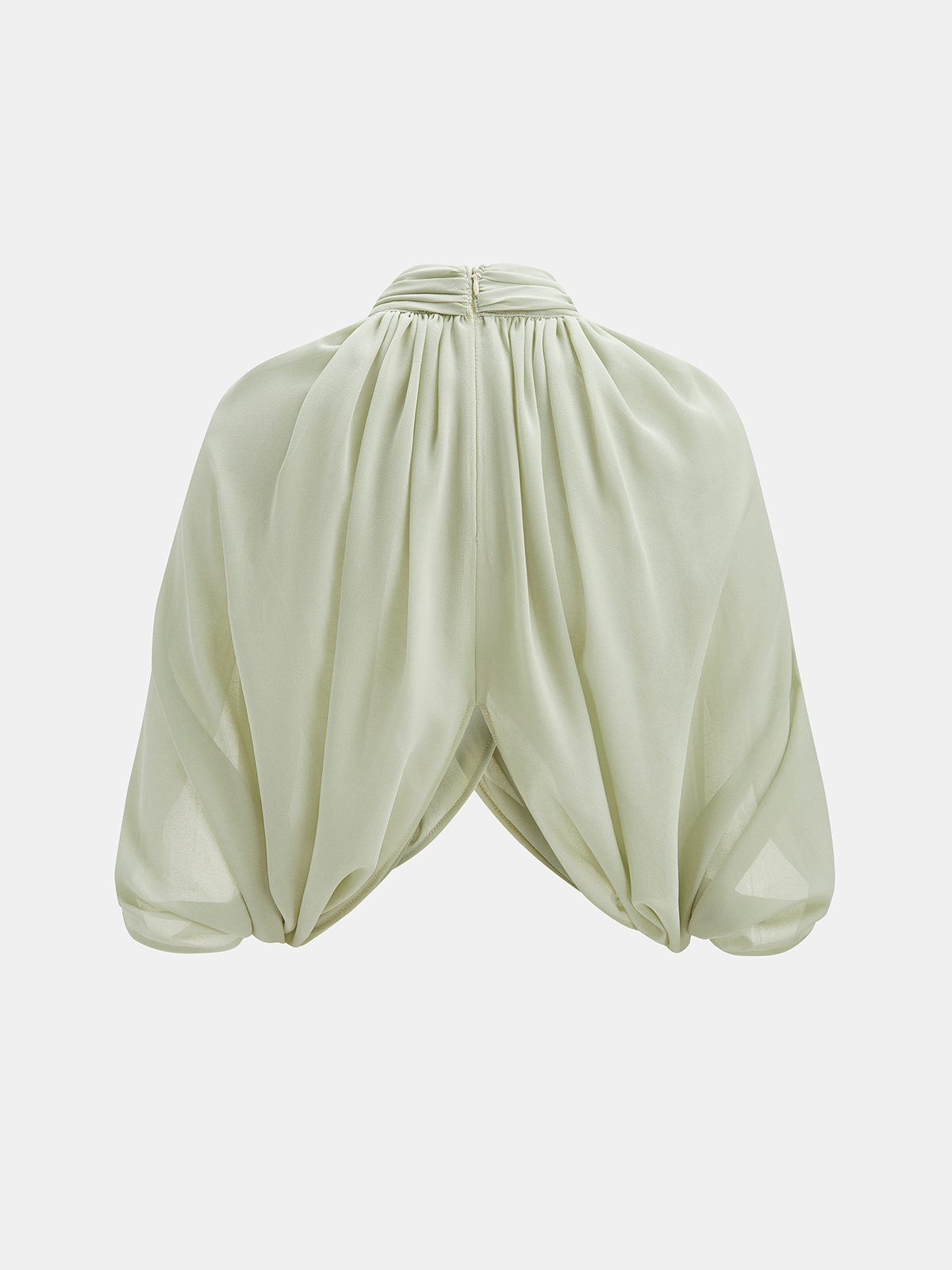 Dames Tweedelig Setje Chiffon Capelet Top en Maxi Rok - Mintgroen - Maelen