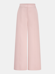 Dames Tweedelig Setje Halter Vest en Wide Leg Broek - Roze - Maelen