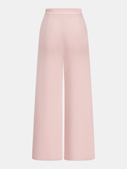Dames Tweedelig Setje Halter Vest en Wide Leg Broek - Roze - Maelen