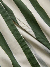 Dames Tweedelig Setje Haltertop en Gestreepte Midi Rok - Groen / Wit - Maelen