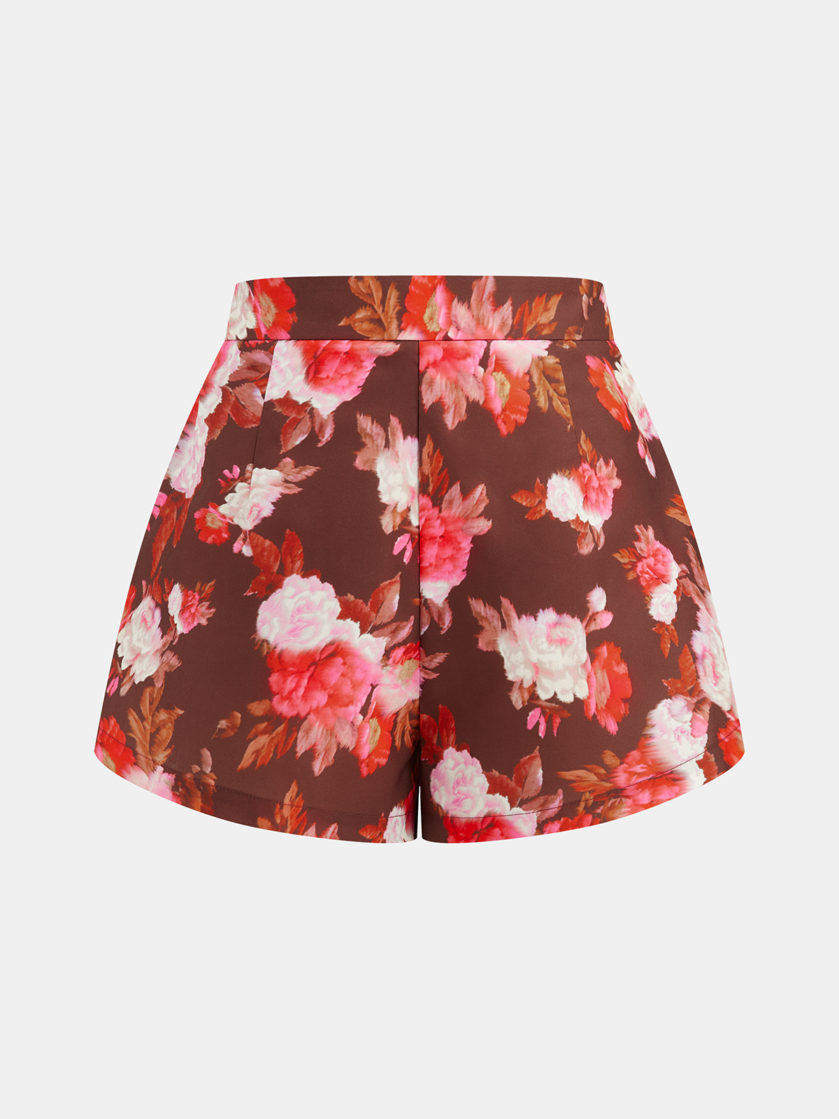 Dames Casual Shorts Bloemenprint Middelhoge Taille - Multicolor - Maelen