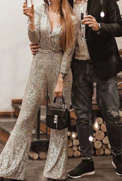 Isabella Jumpsuit | Elegante Dames Jumpsuit met Ceintuur en Luxe Pasvorm