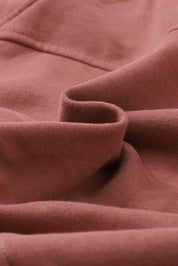 Bruin dames sweatshirt met rits – Elara zip-up trui met hoge kraag en duimgaten