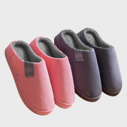 Livia Warme pantoffels dames – zachte comfortabele sloffen met stevige zool
