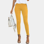 Elena Broek | Dames Skinny Broek met Hoge Taille en Comfortabele Stretch