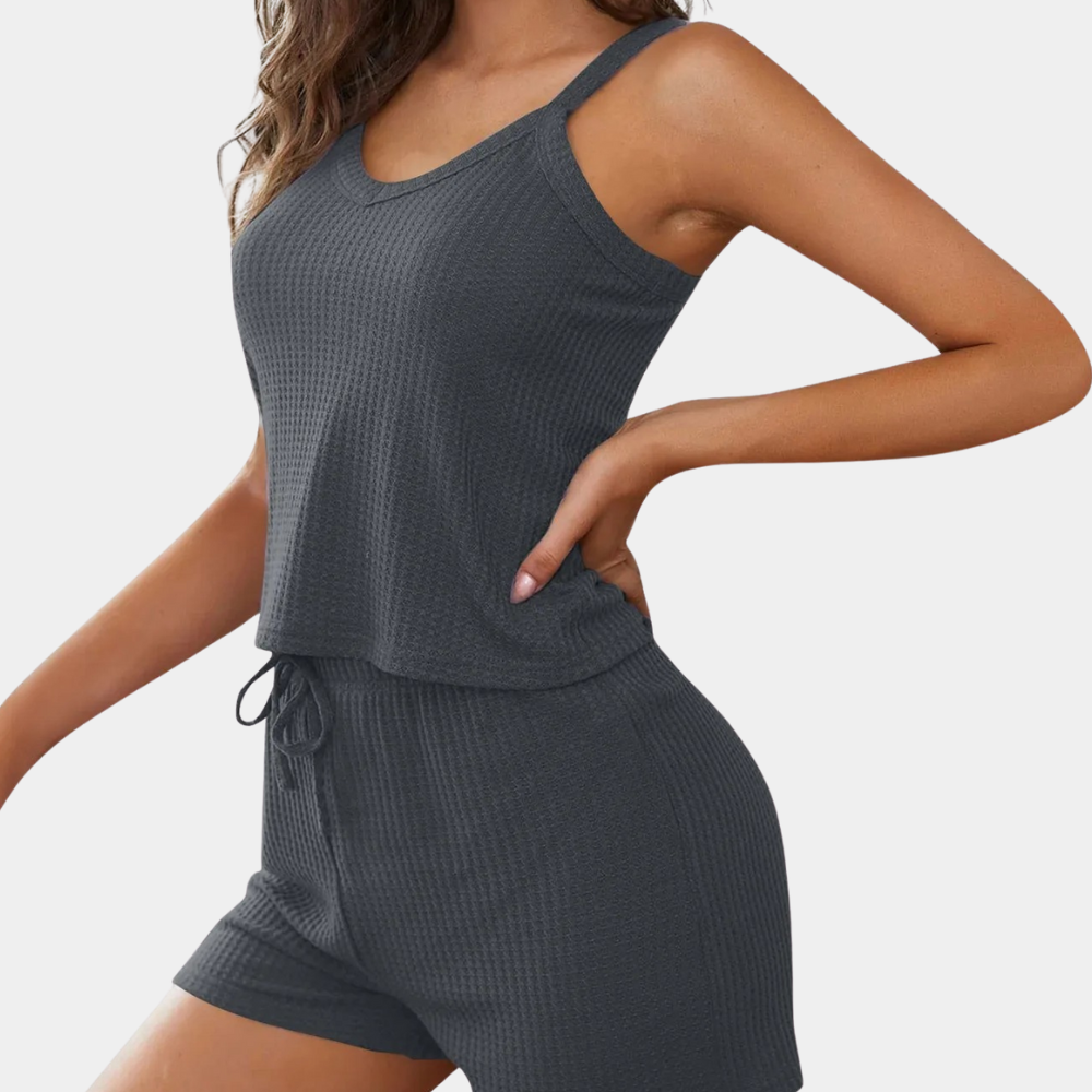 Elspeth Set | Toevallig Tweedelig Damespak met Luchtige Pasvorm en Stijlvolle Details