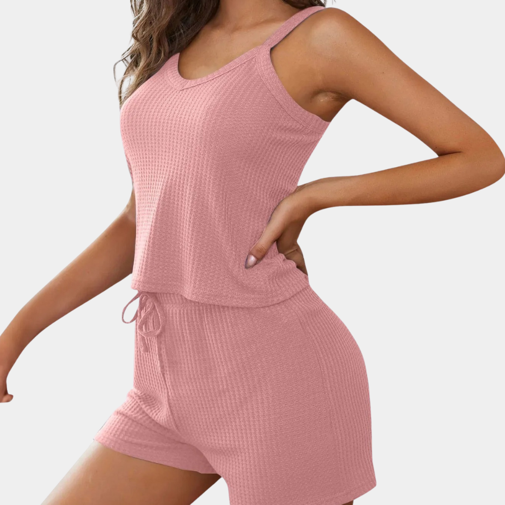 Elspeth Set | Toevallig Tweedelig Damespak met Luchtige Pasvorm en Stijlvolle Details