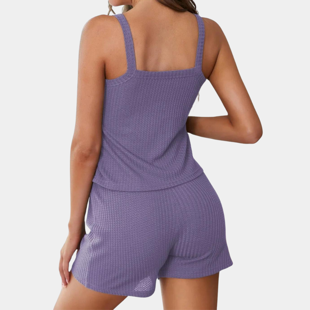 Elspeth Set | Toevallig Tweedelig Damespak met Luchtige Pasvorm en Stijlvolle Details