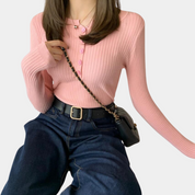 ALMA Trui | Zachte Gebreide Luchtige Sweater met Relaxte Pasvorm