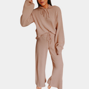 Mira Set | Comfortabele Gebreide 2-Delige Damesset met Losse Trui en Broek