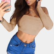 Birgitte | Off-Shoulder Top – Vrouwelijke Elegantie met een Luchtige Touch